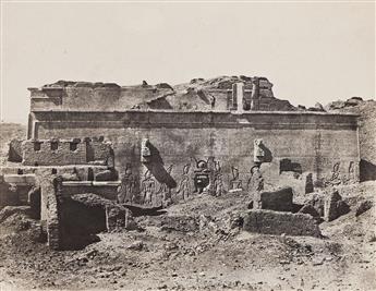 MAXIME DU CAMP (1822-1894) Haute Égypte, Grand Temple of Denderah * Palestine, Jerusalem, Mosquée dOmar. 1850.